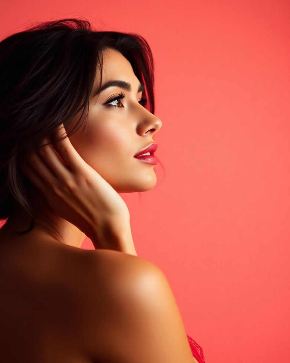 Editorial portrait of a woman, symbol of the warmth Alma offers